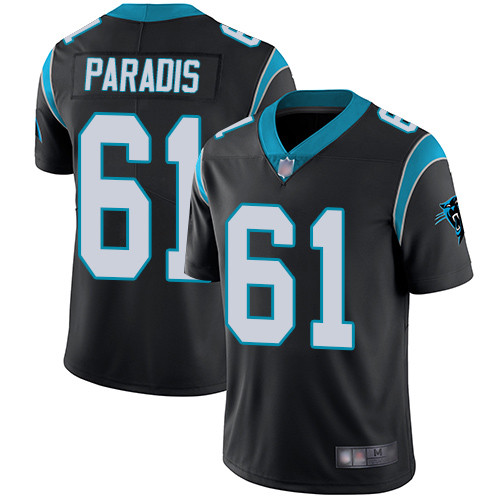 Carolina Panthers Limited Black Men Matt Paradis Home Jersey NFL Football 61 Vapor Untouchable